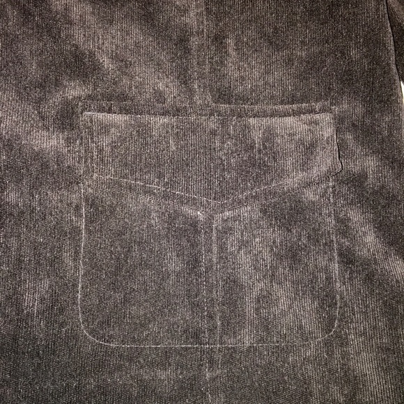 Macy’s Kim Rogers plus Sz 16 corduroy black zip-up - Picture 5 of 14